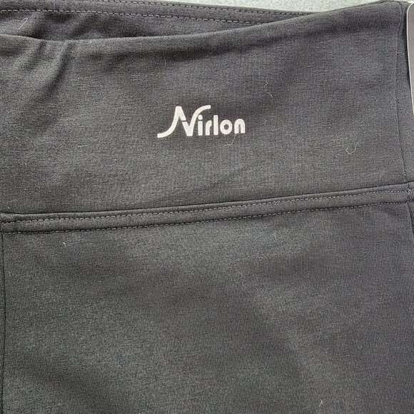 Nirlon Womens Pants Workout Yoga Exercise Black Medium - Picture 2 of 8